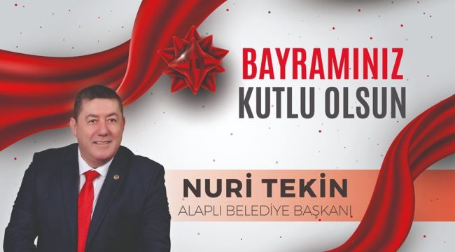 TEKİN, KURBAN BAYRAMINI KUTLADI