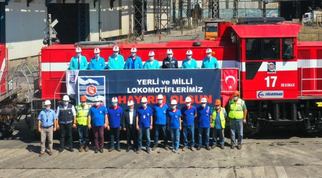 - Yerli ve milli lokomotifler KARDEMİR'de çalışmaya başladı