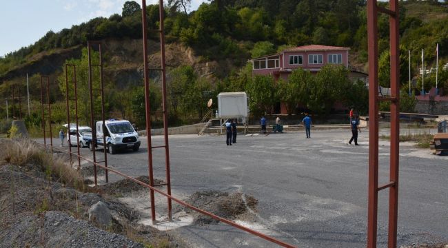 - Belediye ekipleri kaçak yapılaşmayı durdurdu