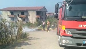  Bilinçsizce yakılan ateş itfaiye ekiplerini harekete geçirdi