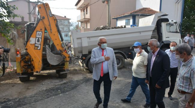 “KİRMANLI’NIN ASFALT SORUNUNU ÇÖZÜYORUZ”