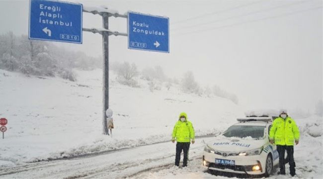 Zonguldak Valiliği açıkladı: İşte yollardaki son durum