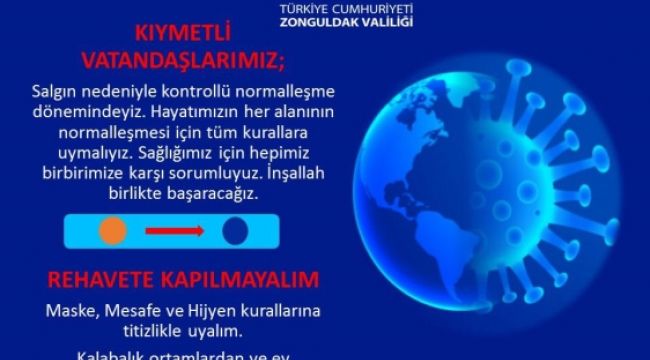 - Valilik uyardı: Rehavete kapılmayalım