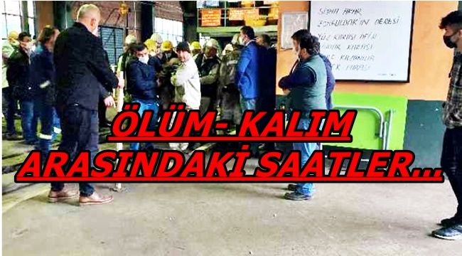 Maden işçisi göçükten saatler sonra kurtarıldı