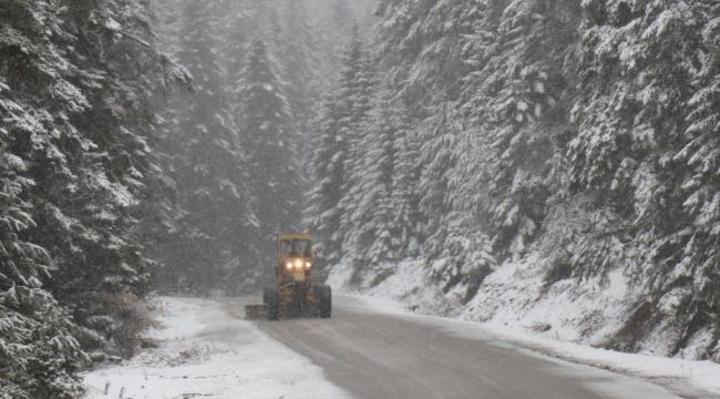 - BOLU'NUN YÜKSEK KESİMLERİ BEYAZA BÜRÜNDÜ