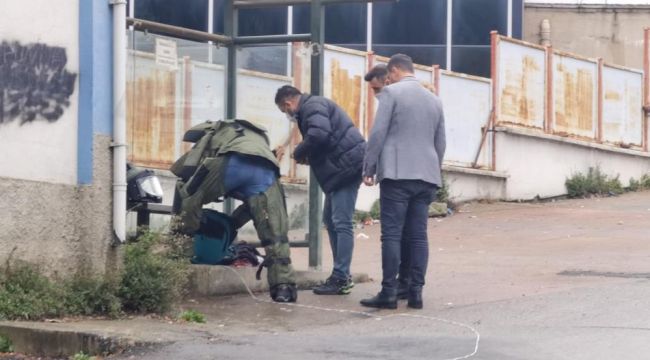 Polis merkezi yakınında panik!