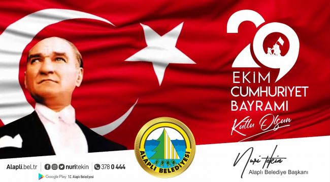 TEKİN'DEN 29 EKİM CUMHURİYET BAYRAMI MESAJI