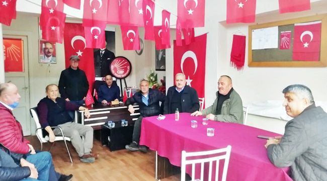 CHP Belde Yönetimi konuklarını ağırladı