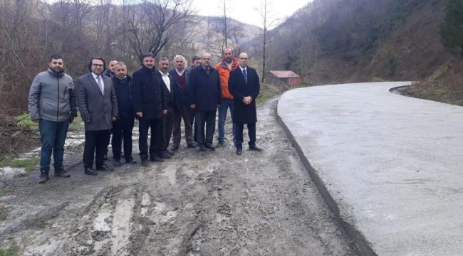 - Gümeli’deki yol çalışmalarında sona gelindi