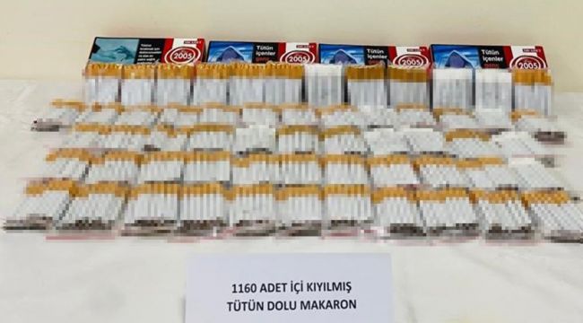 - Jandarma 58 paket makarona el koydu