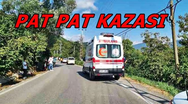 Alaplı'da pat pat kazası: 2 yaralı