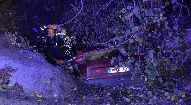 - Kontrolden çıkan otomobil kanala devrildi: 1 ölü