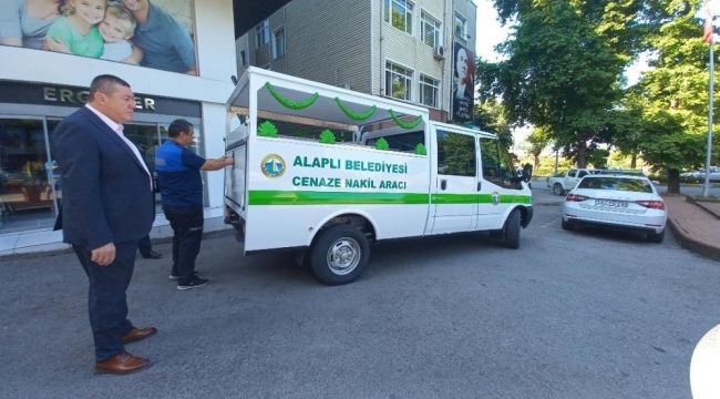 - Alaplı'da yenilenen cenaze aracı hizmete girdi