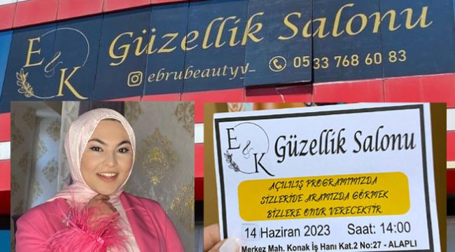 E-K GÜZELLİK SALONU AÇILIYOR