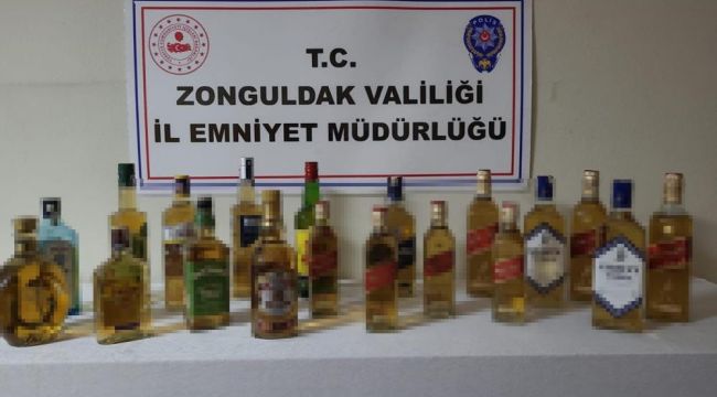 - Kdz.Ereğli de sahte içki operasyonu