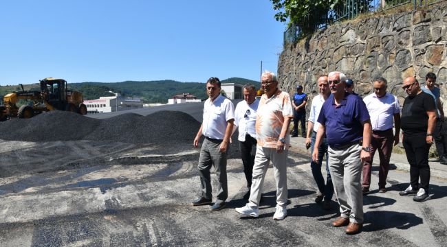 BAŞKAN POSBIYIK, ALT YAPI ÇALIŞMALARINI DENETLEDİ