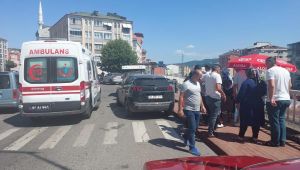  Kdz.Ereğli’de otomobil ile motosiklet çarpıştı: 2 yaralı