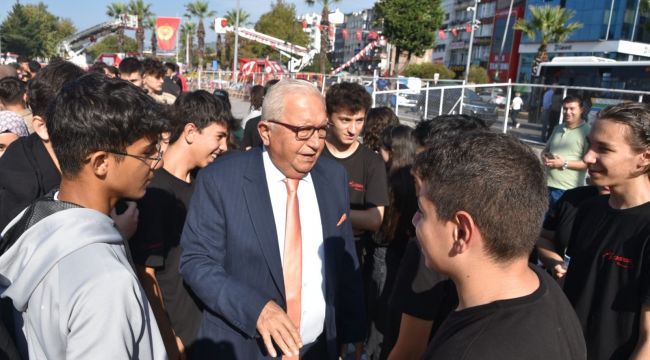 BAŞKAN POSBIYIK, GENÇLERE CUMHURİYET BAYRAMINDA KONSER SÖZÜ VERDİ