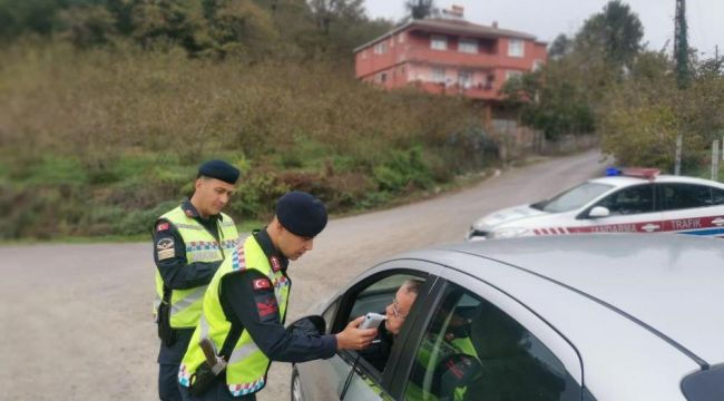 - Jandarma trafik ekiplerinden yoğun denetim