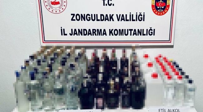 - Zonguldak'ta kaçak alkol operasyonu