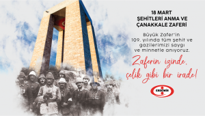 ERDEMİR'İN 18 MART MESAJI