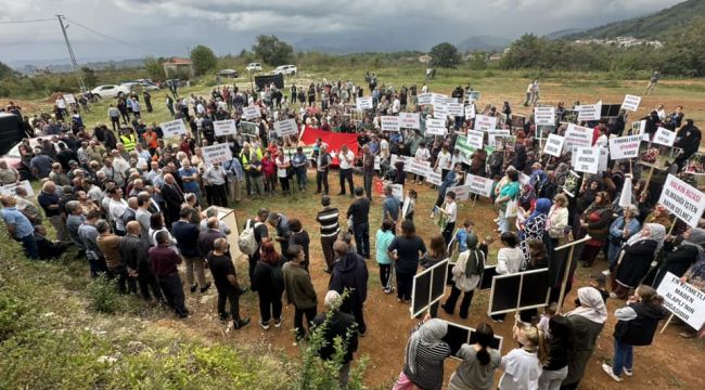 - ALAPLI FINDIKLI KÖYÜ ALTIN ARAMA MADENİNE KARŞI ÇIKTI…