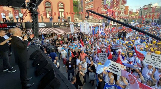 ATALAY, ZONGULDAK’TA MADENCİ ANITI’NDAN SESLENDİ 