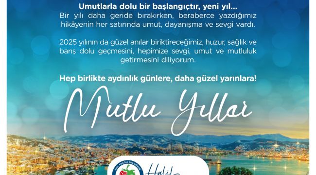 BAŞKAN POSBIYIK YENİ YILI KUTLADI